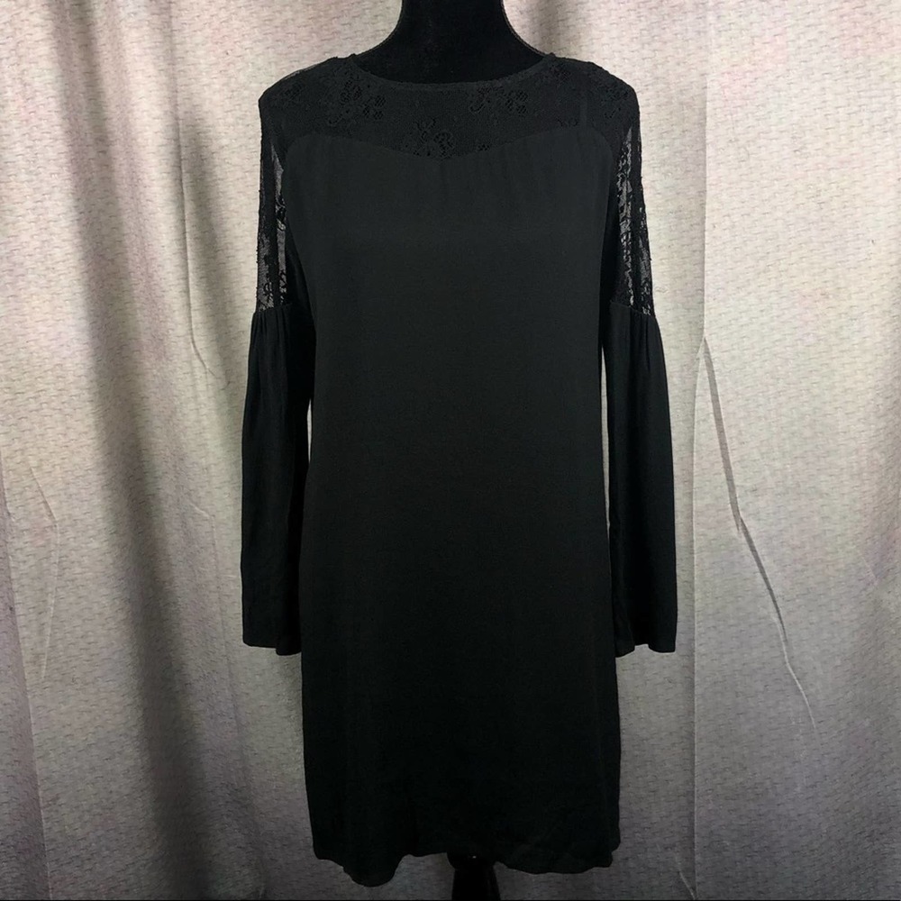Revolve x Bobi Black Lace Sheath Dress S NWT